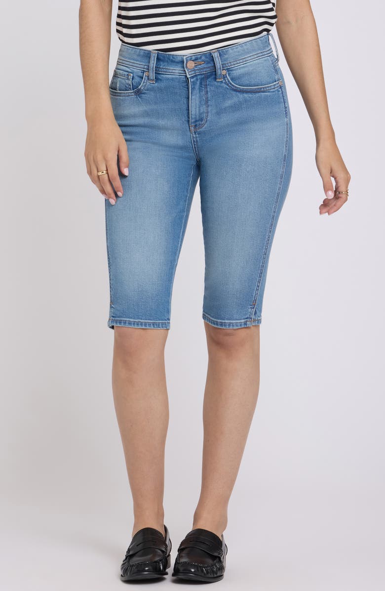NYDJ Sophie Side Slit Bike Capri Jeans, Main, color, 