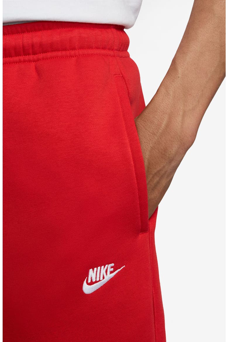 Club Fleece Joggers, Alternate, color, UNIVERSITY RED/ WHITE