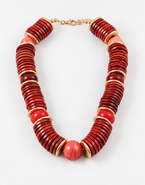 Erin McDermott Jewelry Red Hot Chili Pepper Beaded Necklace