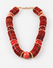 Erin McDermott Jewelry Red Hot Chili Pepper Beaded Necklace