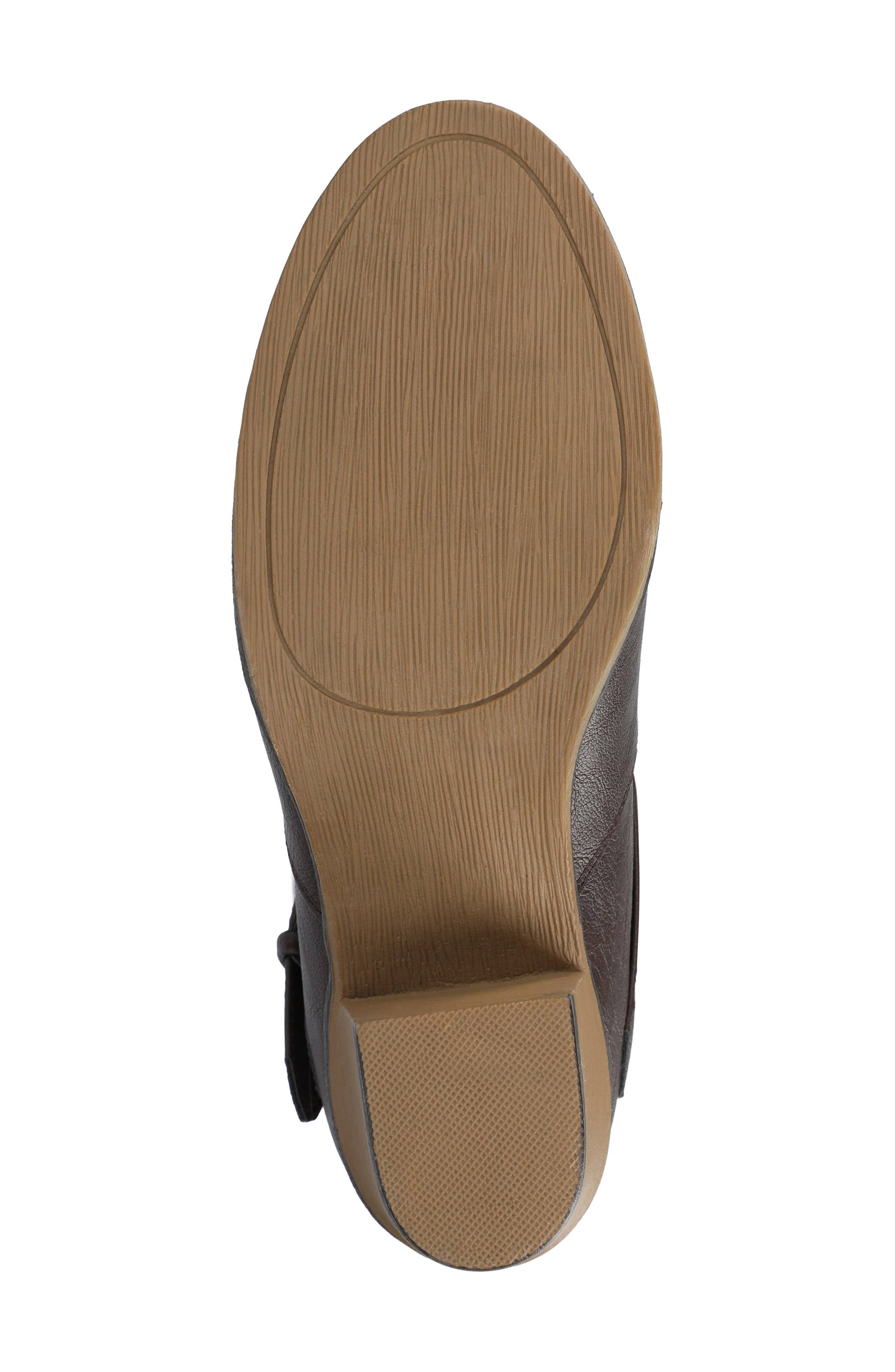 Late Buckle Tall Boot, Alternate, color, DARK BROWN