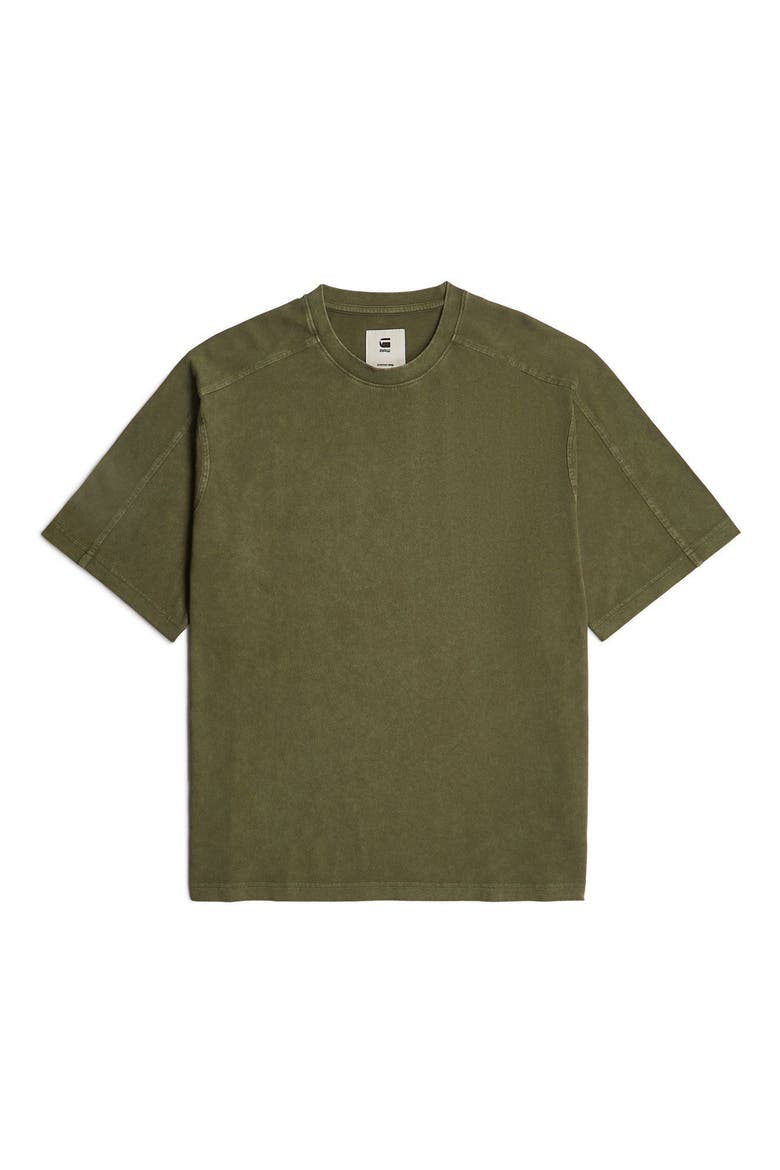 Washed Boxy T-Shirt, Alternate, color, COMBAT SMOKEY GD