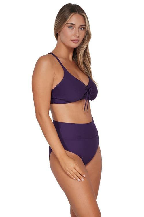 Sunsets Hannah High Waist In Paradise Plum