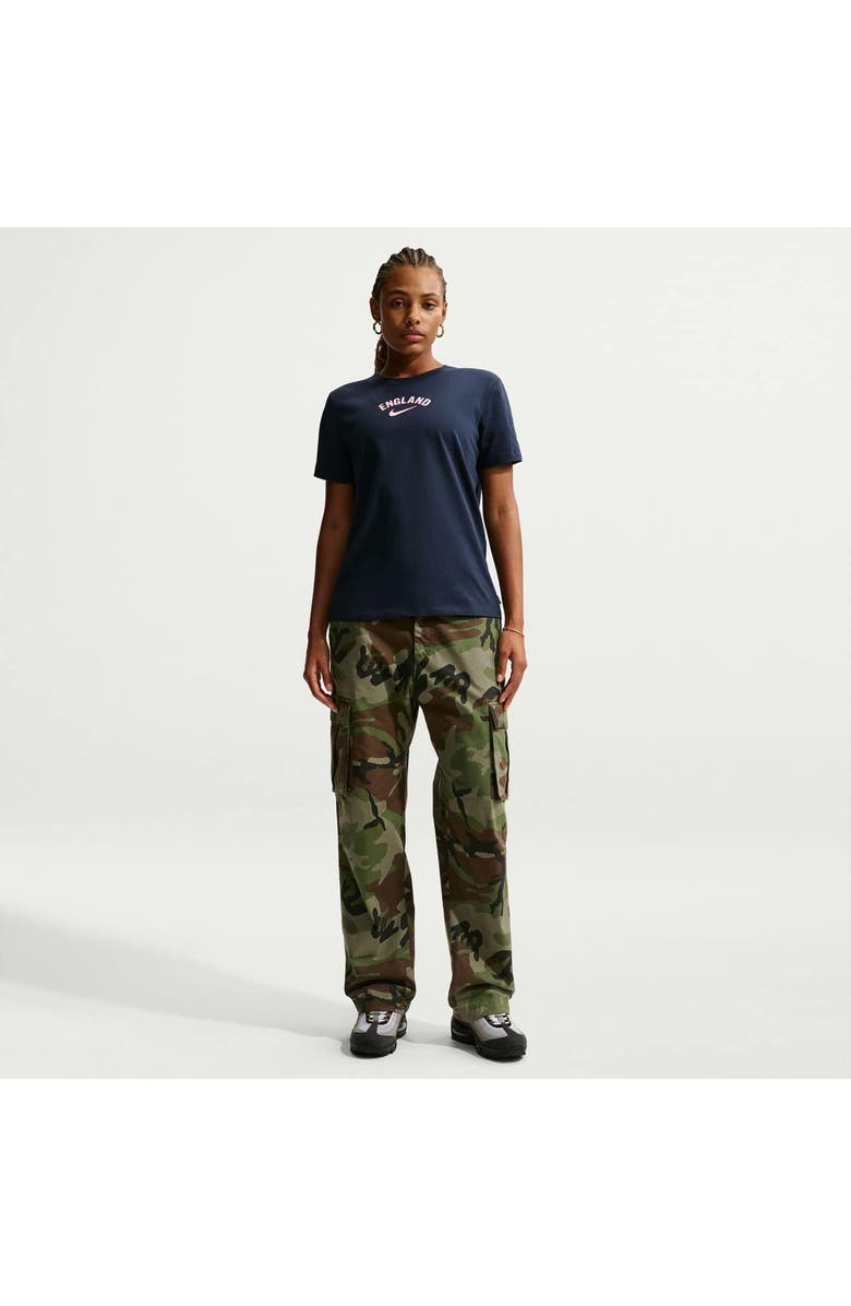 Nike Women's Nike Blue England National Team Wordmark T-Shirt, Main, color, Blue