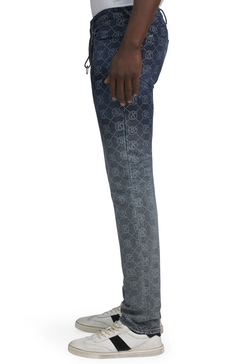 PRPS Purgatory Logo Print Straight Leg Jeans, Alternate, color, 