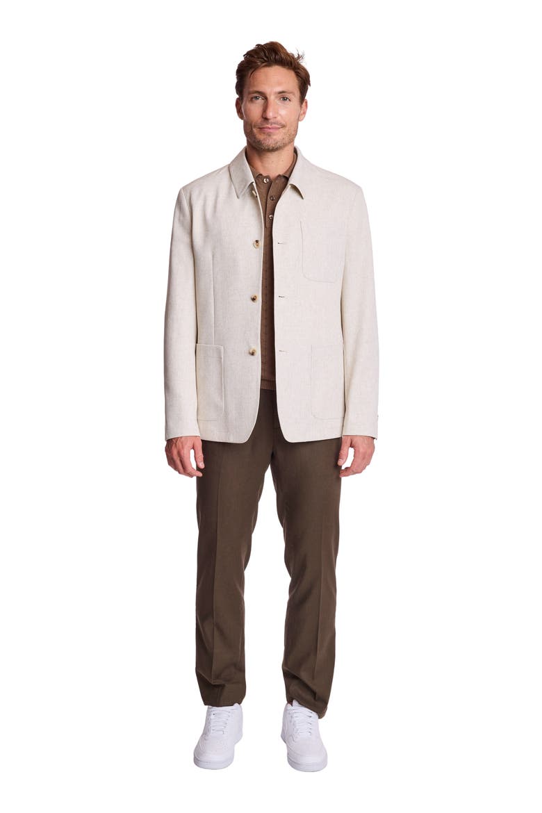 New York City Linen Blend Suit Jacket, Alternate, color, OAT LINEN BLEND