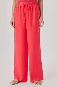 Splendid Stella Paperbag Linen Wide Leg Pants