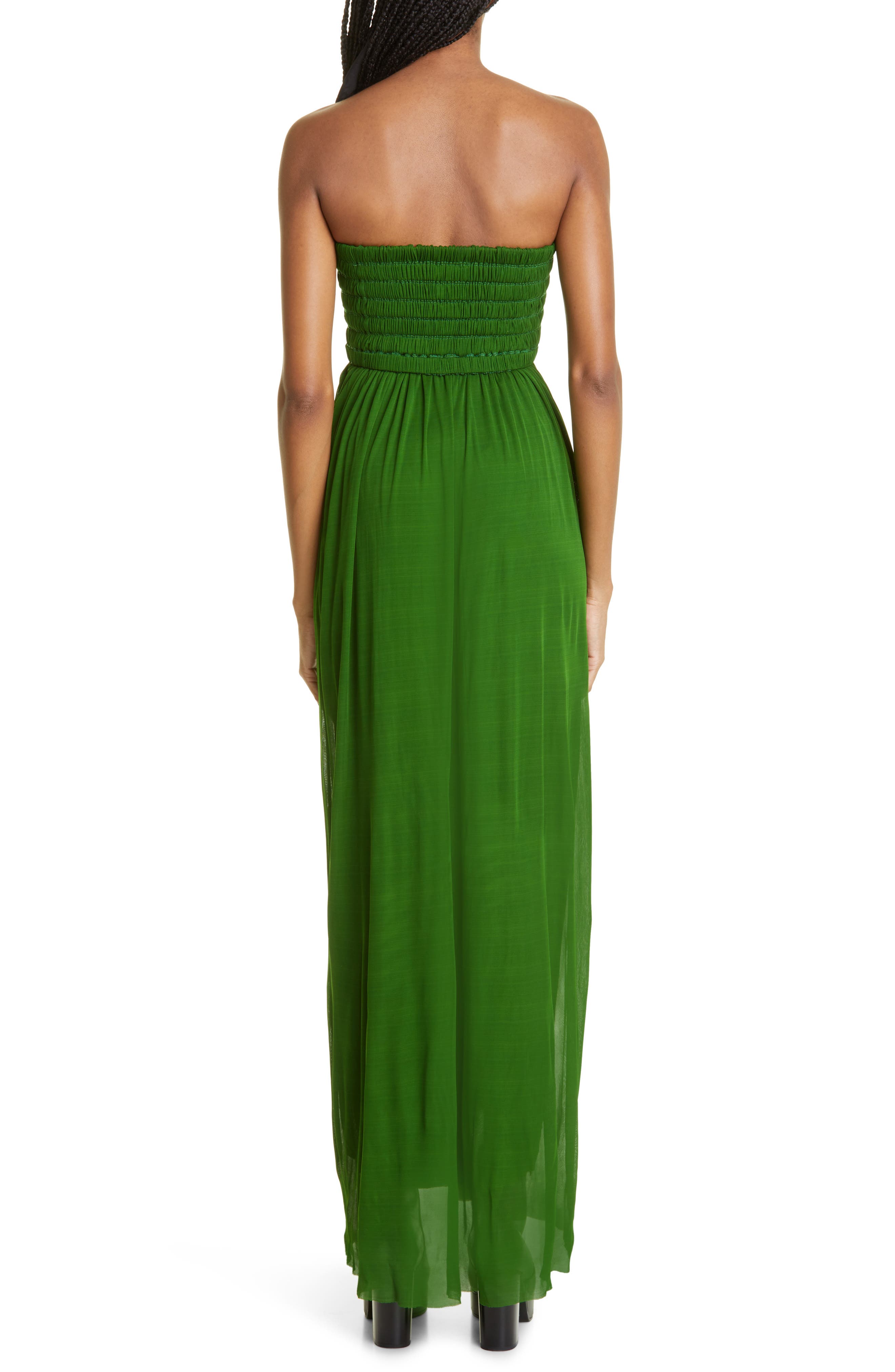 A.L.C. Tierra Smocked Strapless Maxi Dress (Women) | Nordstrom