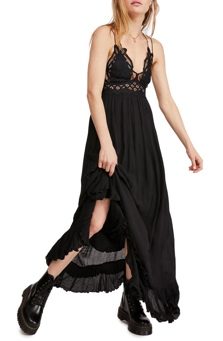 Free People Adella Maxi Slipdress, Alternate, color,