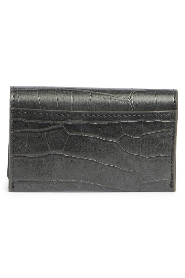 Mini Me Faux Leather Wallet, Alternate, color, GREY