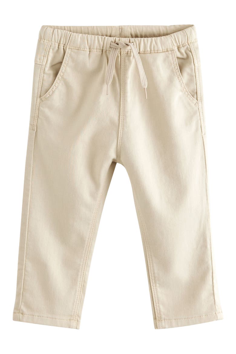 Kids' Drawstring Denim Pants, Alternate, color, NATURAL