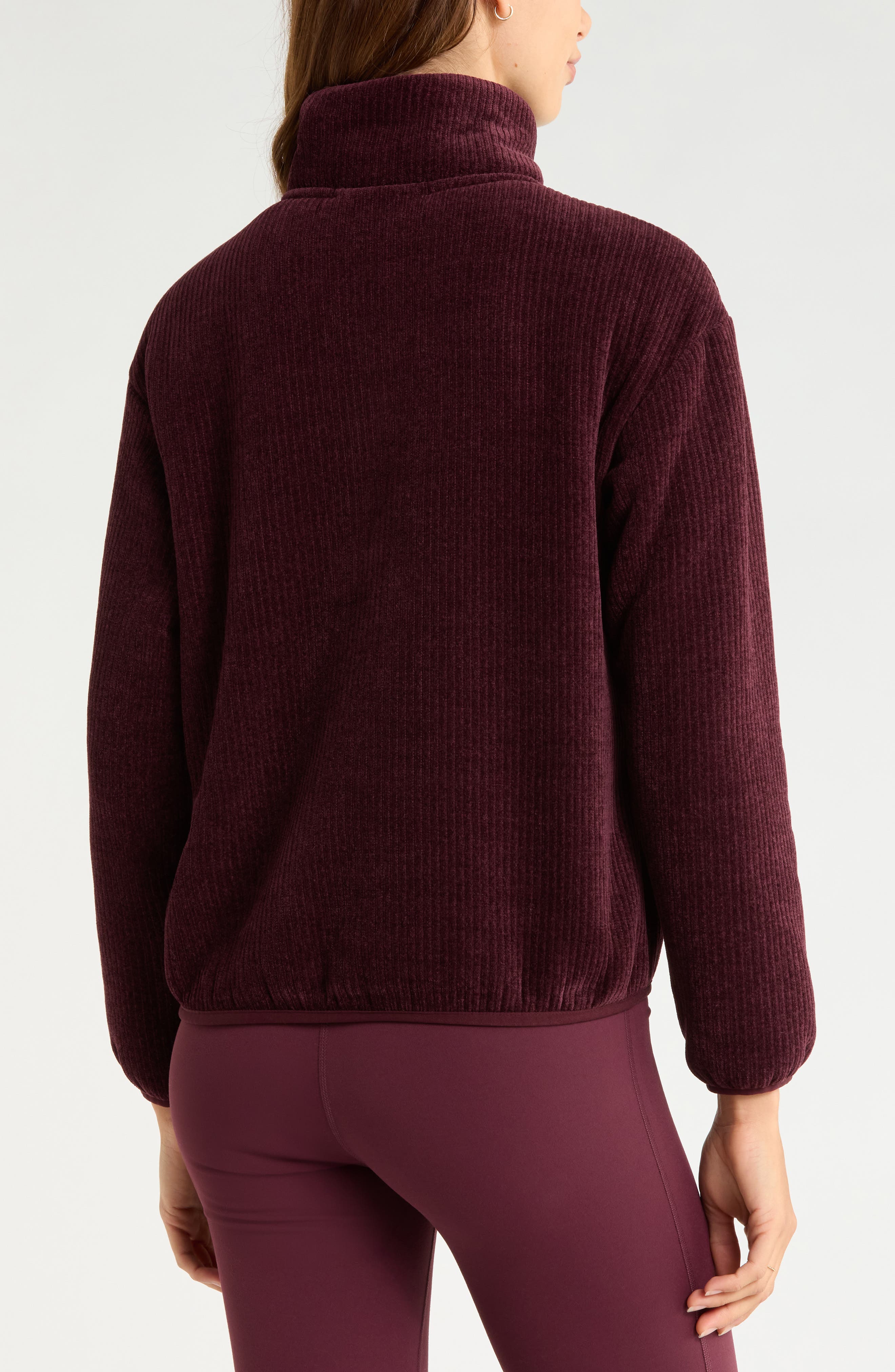Zella Textured Half Zip Pullover (Women) | Nordstrom