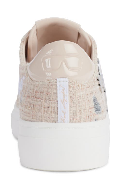 Shop Karl Lagerfeld Paris Cate Sneaker In Beige