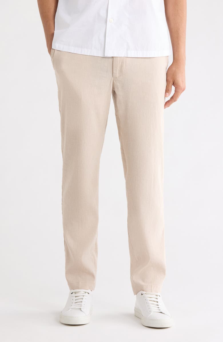 BOSS Kane Linen Blend Pants, Main, color, 
