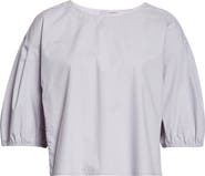 Giorgio Armani Popeline Boxy Cotton Top