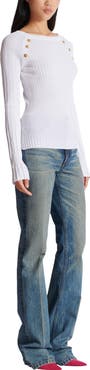 Balmain Knit top with buttons