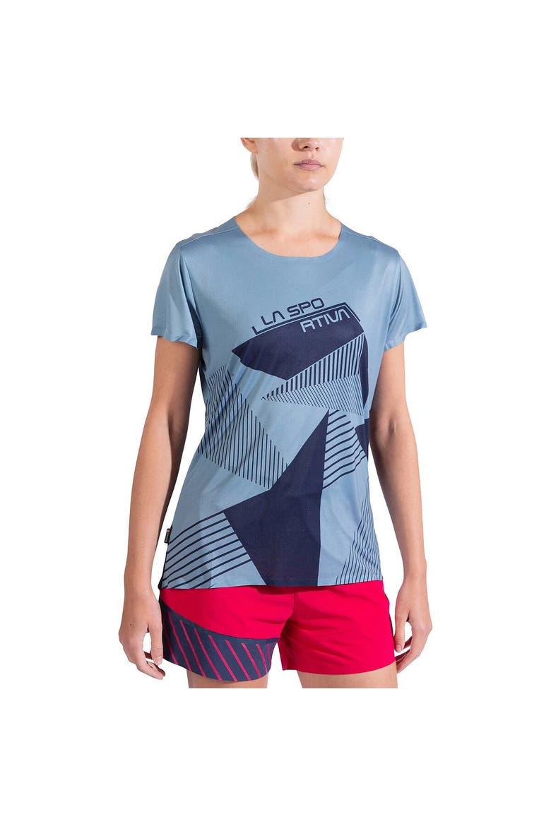 Comp T-Shirt - Women's, Main, color, Limestone/Night Sky