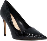 Dune London Assured Croc Embossed Faux Leather Pump