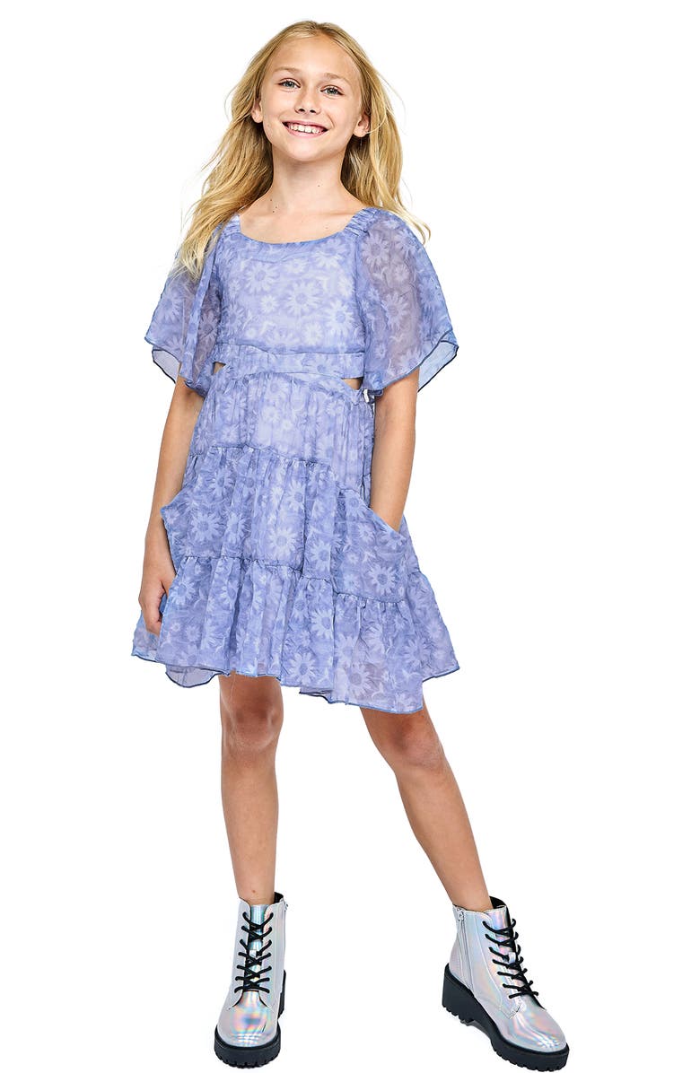 Hannah Banana Kids' Tiered Dress, Alternate, color,