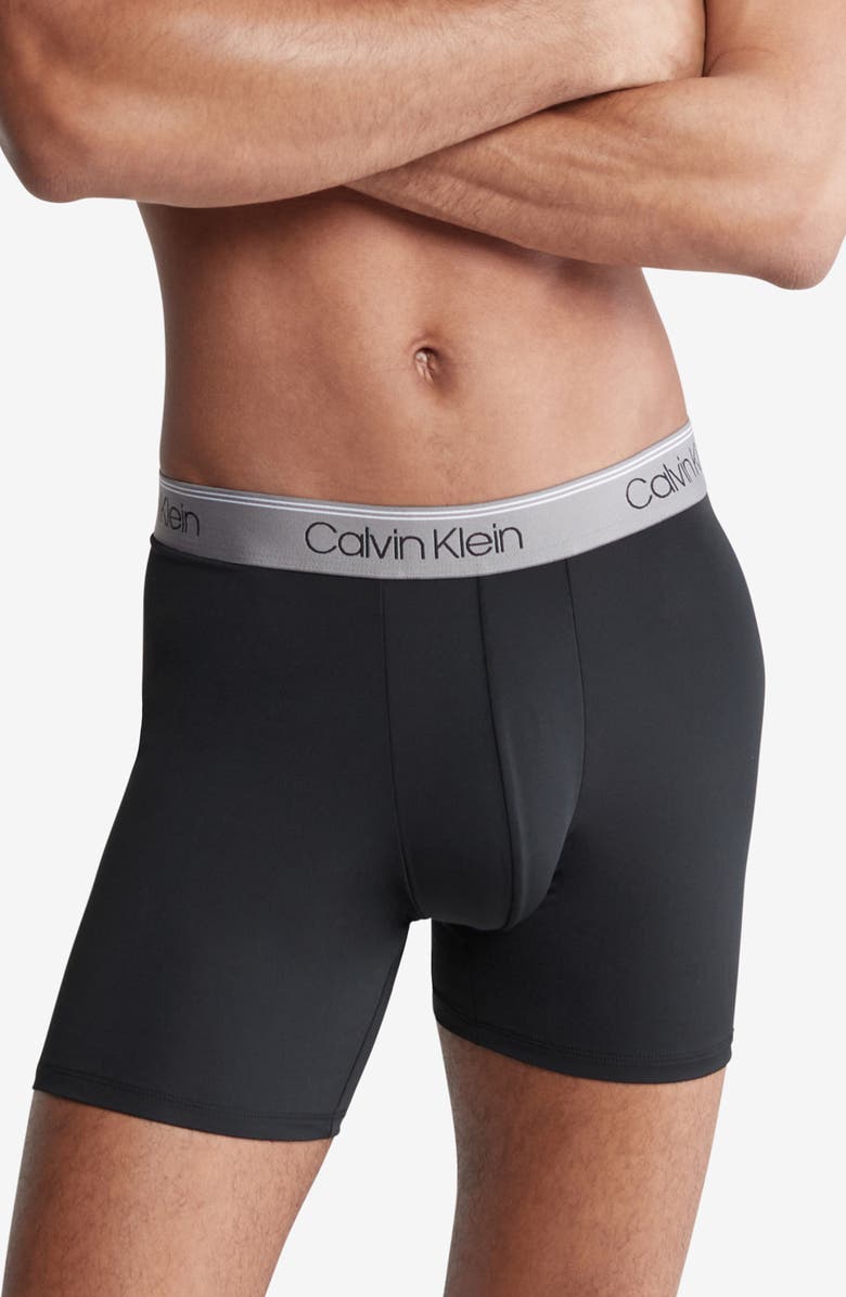 Calvin Klein 5-Pack Performance Boxer Briefs, Main, color,
