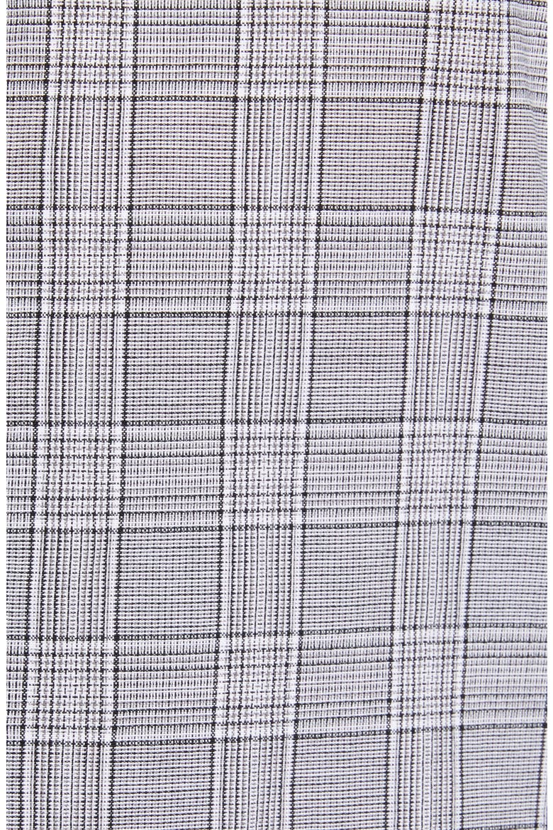 Mini Plaid Blazer, Alternate, color, BLACK- WHITE PLAID