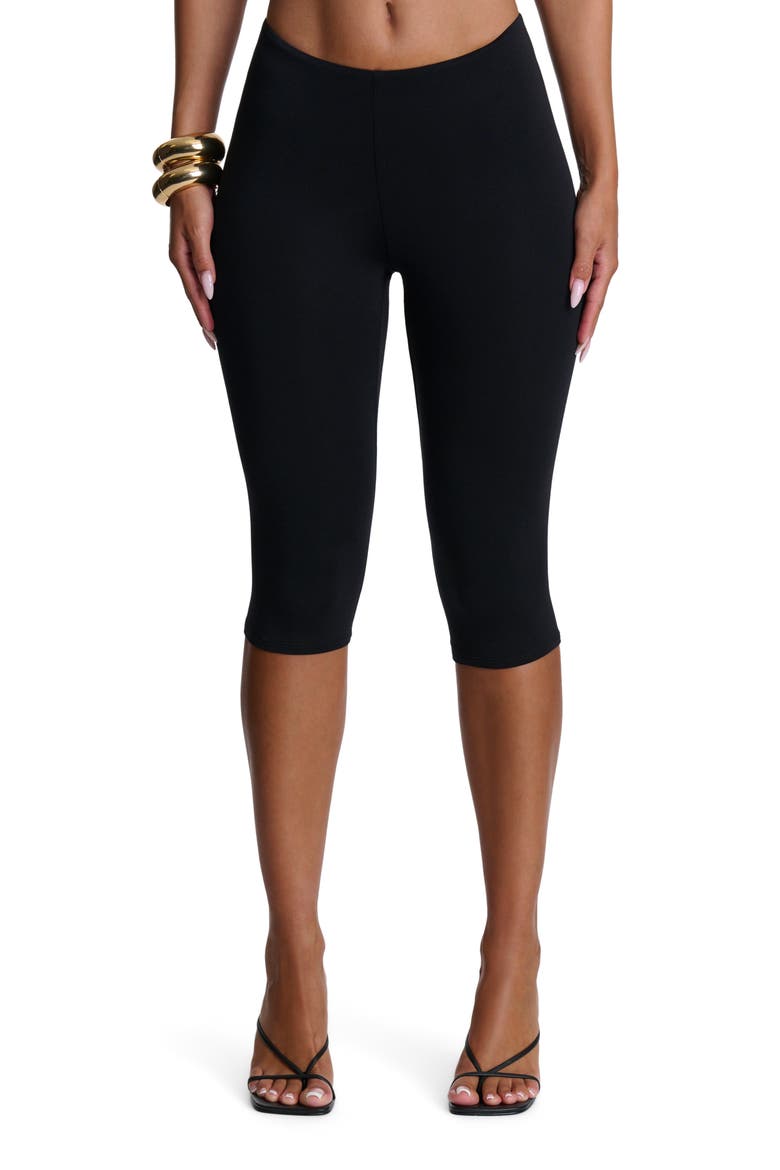 Capri Leggings, Main, color, BLACK