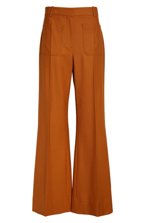 Alina High Waist Stretch Flare Leg Pants