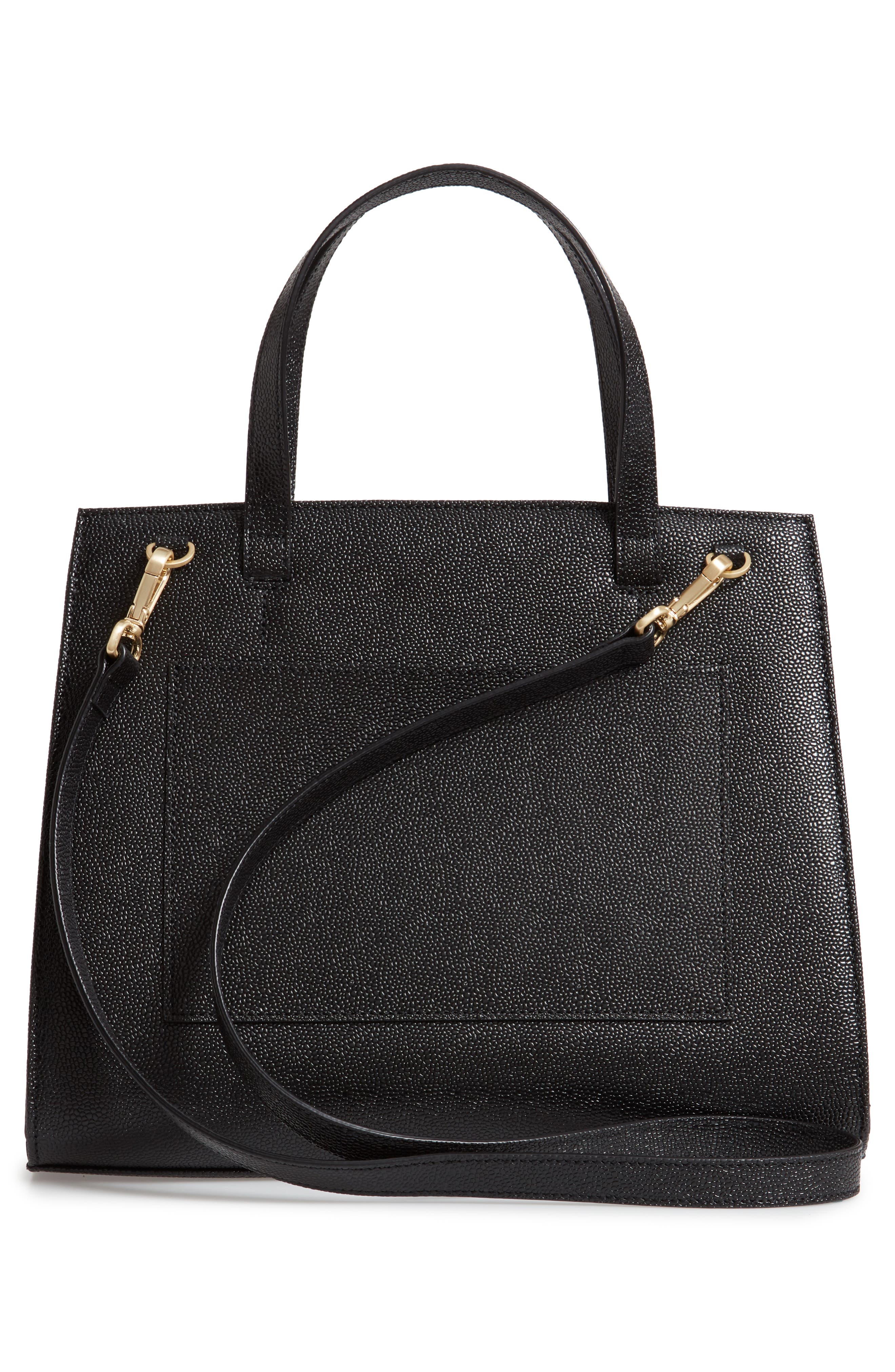 Ted Baker London Aarilli Bow Leather Satchel, Alternate, color, 