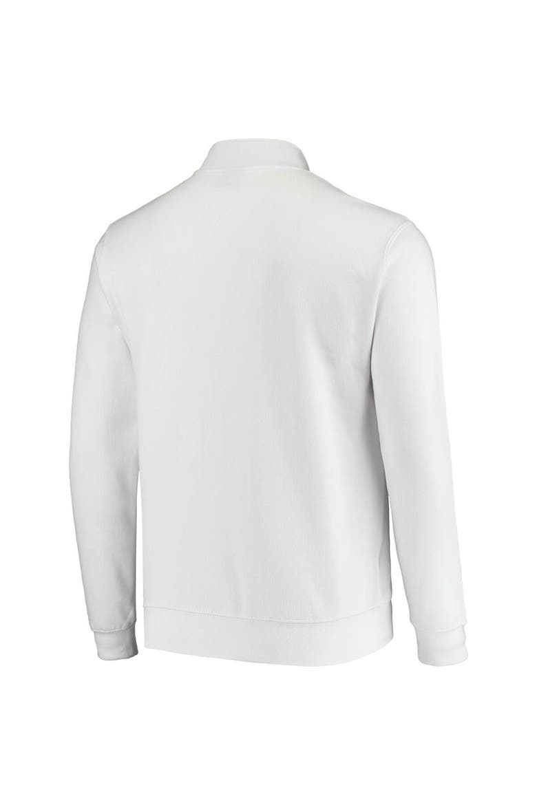 Men's Colosseum White Michigan State Spartans Tortugas Logo Quarter-Zip Jacket, Alternate, color, White