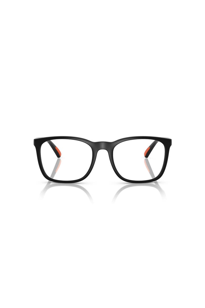 54mm Rectangle optical glasses, Alternate, color, Black