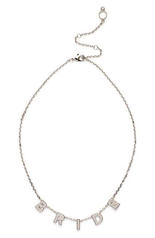 Kleinfeld Bride Cubic Zirconia Necklace