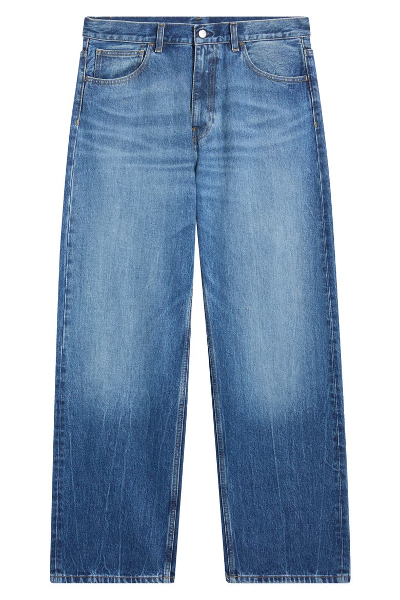 Payson Relaxed Straight Leg Jeans, Main, color, BLUE (MARBLE USED WASH)
