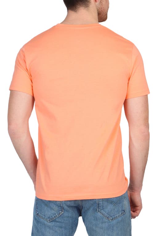 Tailorbyrd Mélange Crewneck T-shirt In Orangeade