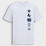 FANATICS Men's Fanatics White Dallas Cowboys Breaking Tackles Legacy Cotton T-Shirt