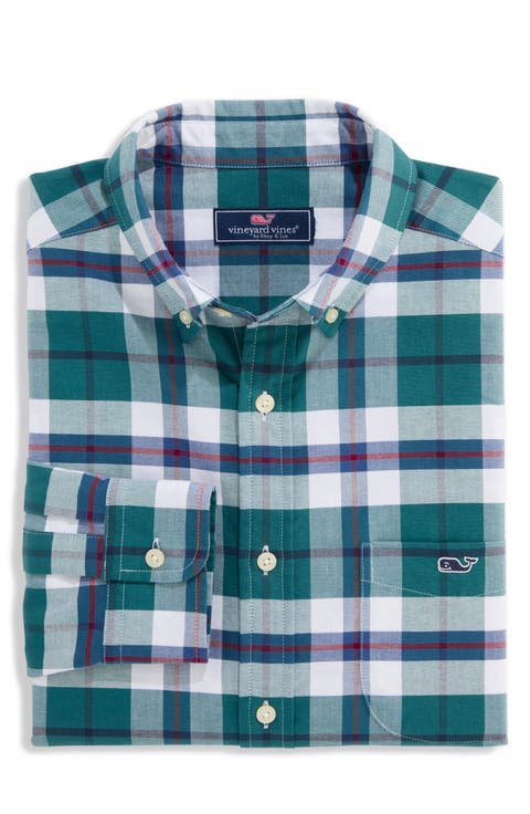 Plaid Oxford Shirt