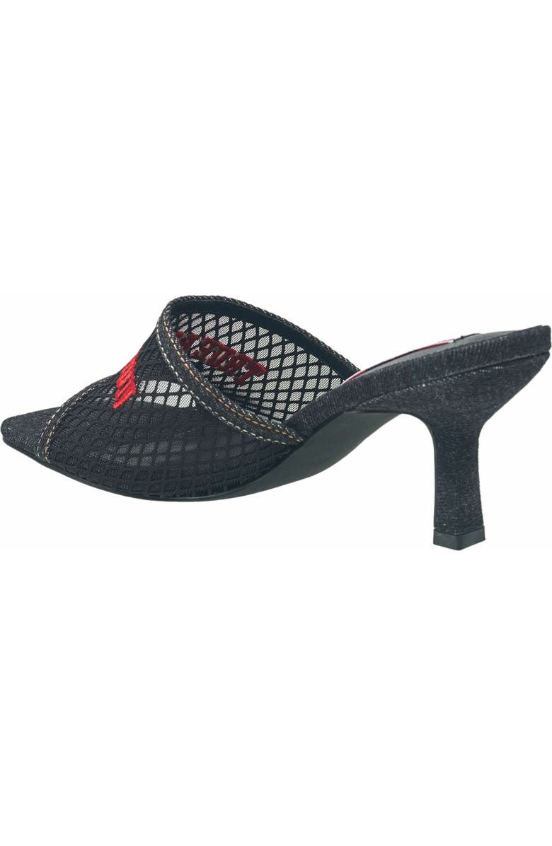 True Religion Coi Mesh Slip on Heel, Alternate, color, Black