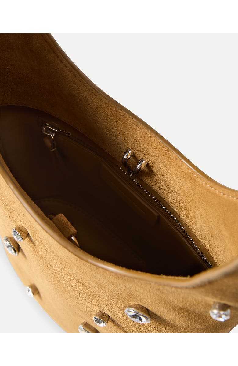 Veronica Beard Small Crystal Loop Bag, Alternate, color, Acorn