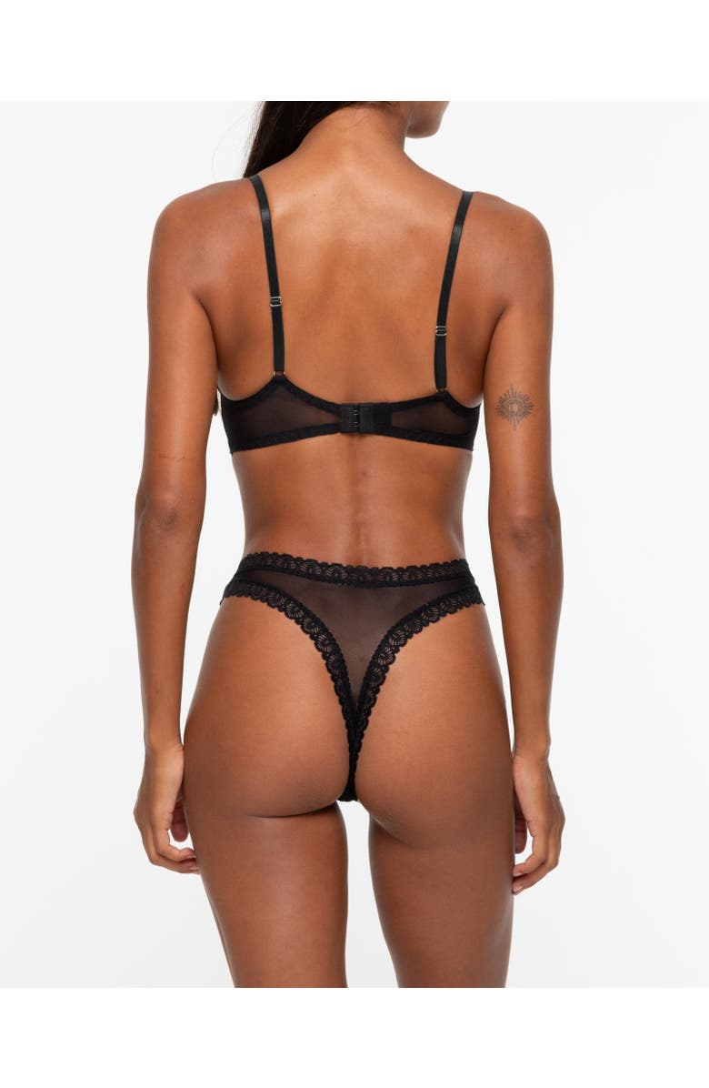 One Empire Jessabel Lingerie Set, Alternate, color, Black
