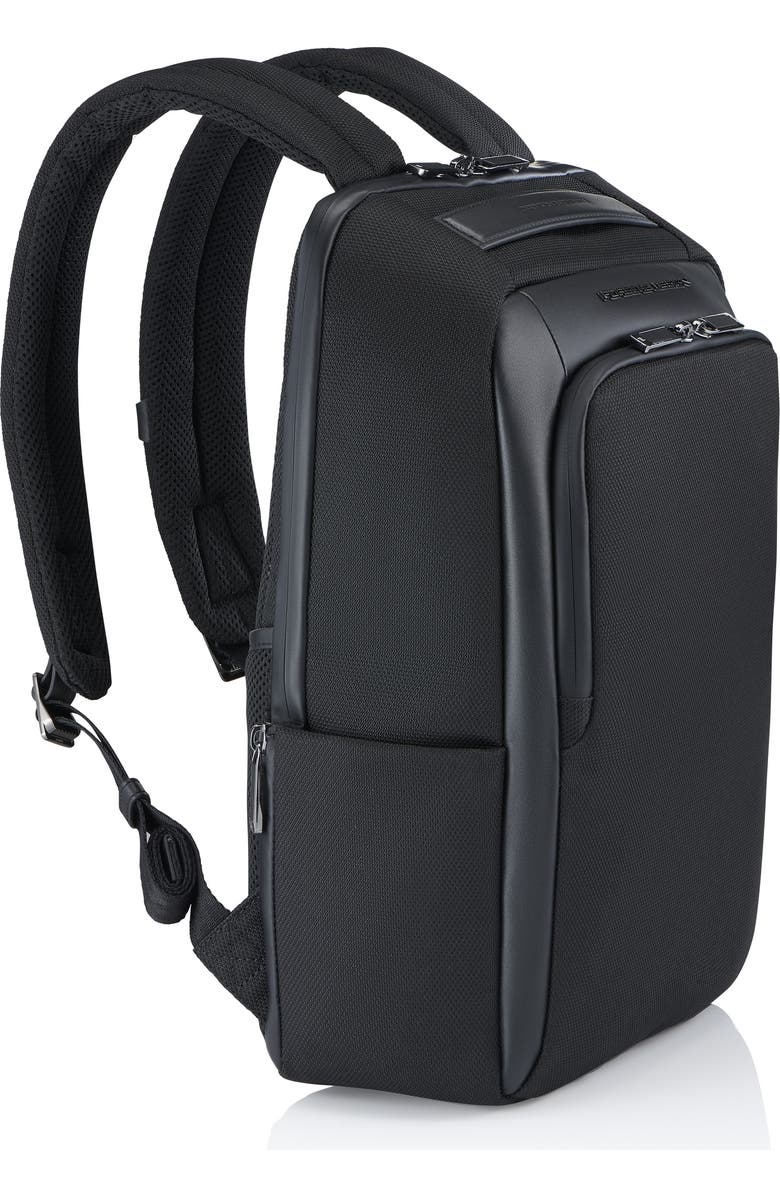 Porsche Design Roadster Extra Small Water Resistant Nylon & Leather Backpack, Alternate, color,