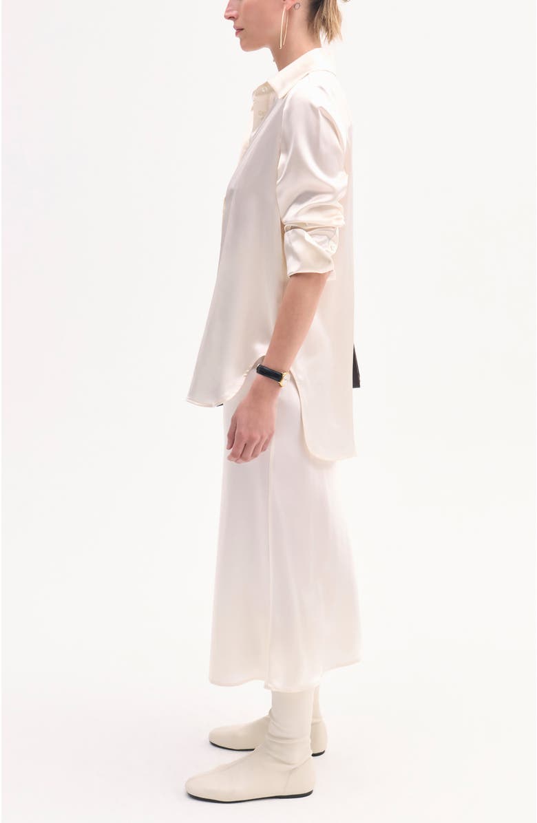 CO Bias Cut Slip Skirt in Silk, Alternate, color,