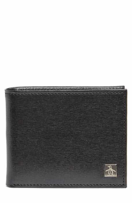 Saffiano Bifold Leather Wallet