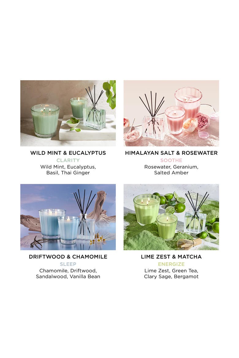 Lime Zest & Matcha Candle, Alternate, color, 3 WICK