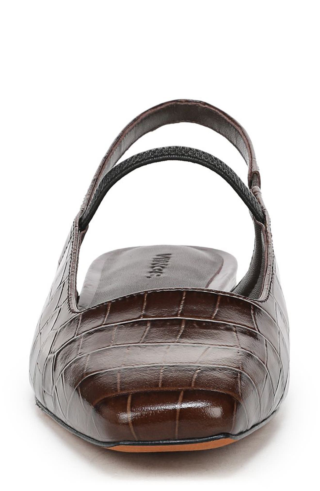 Vince Venice Slingback Flat, Alternate, color, Cacaobrown