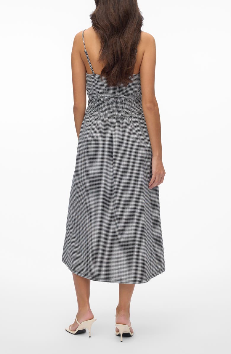 VERO MODA Tilly Gingham Sundress, Alternate, color, Black Checks Gingham