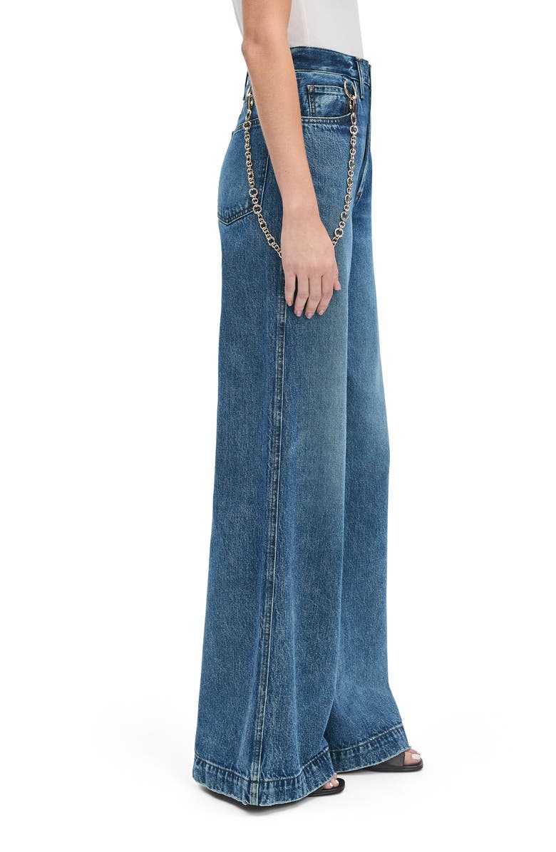 Favorite Daughter The Masha Superhigh Waist Wide Leg Jeans, Alternate, color, Dillion