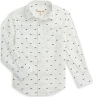 Appaman Kids' Print Cotton Button-Up Shirt