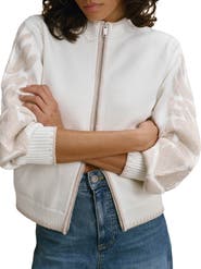 MINT VELVET Cotton Blend Embroidered Cardigan