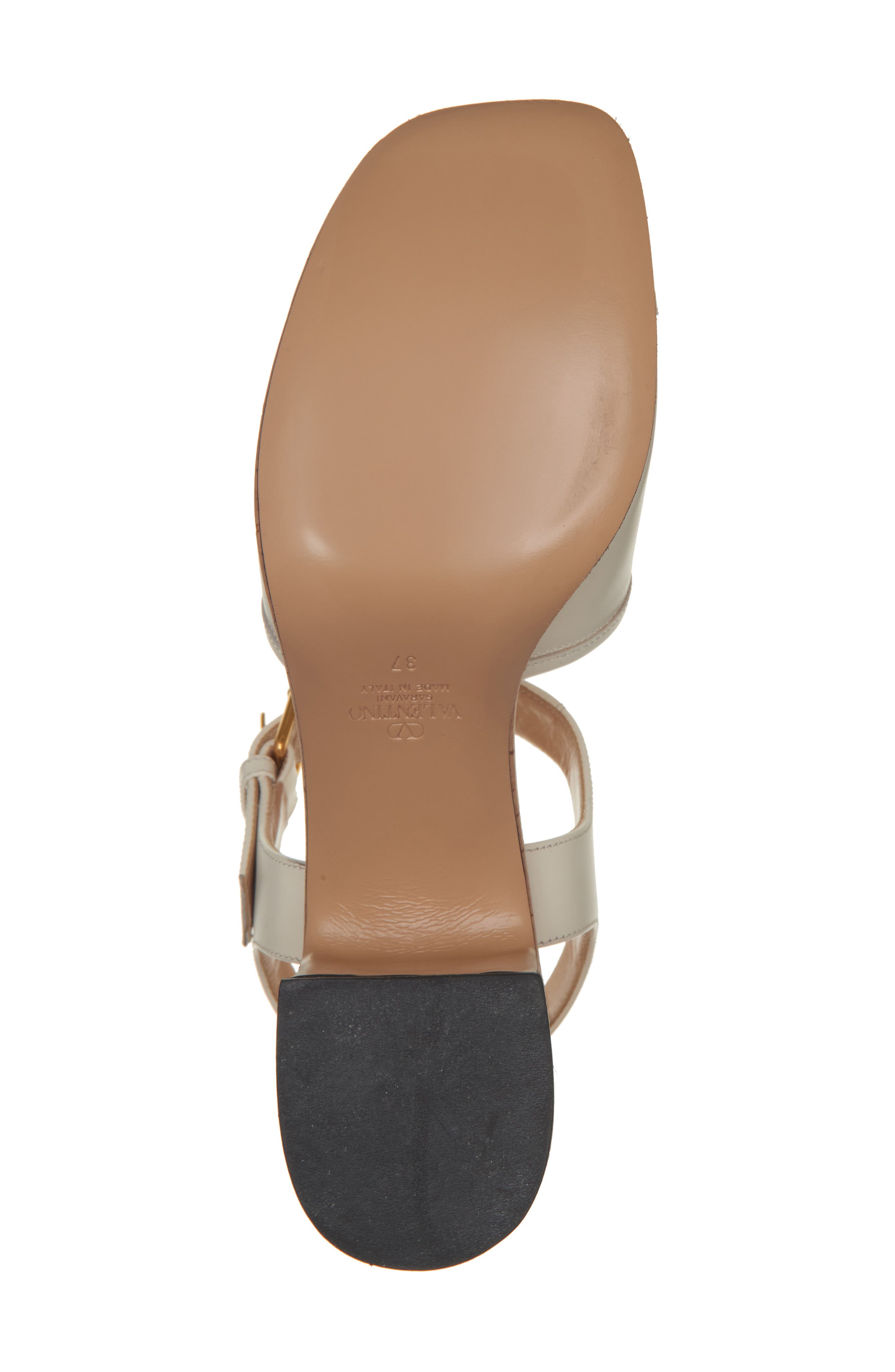 Valentino Garavani VLOGO Signature Platform Sandal, Alternate, color, Ivory