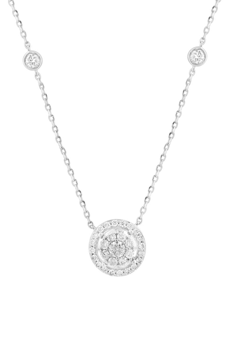 Diamond Pendant Necklace, Alternate, color, SILVER/ DIAMOND