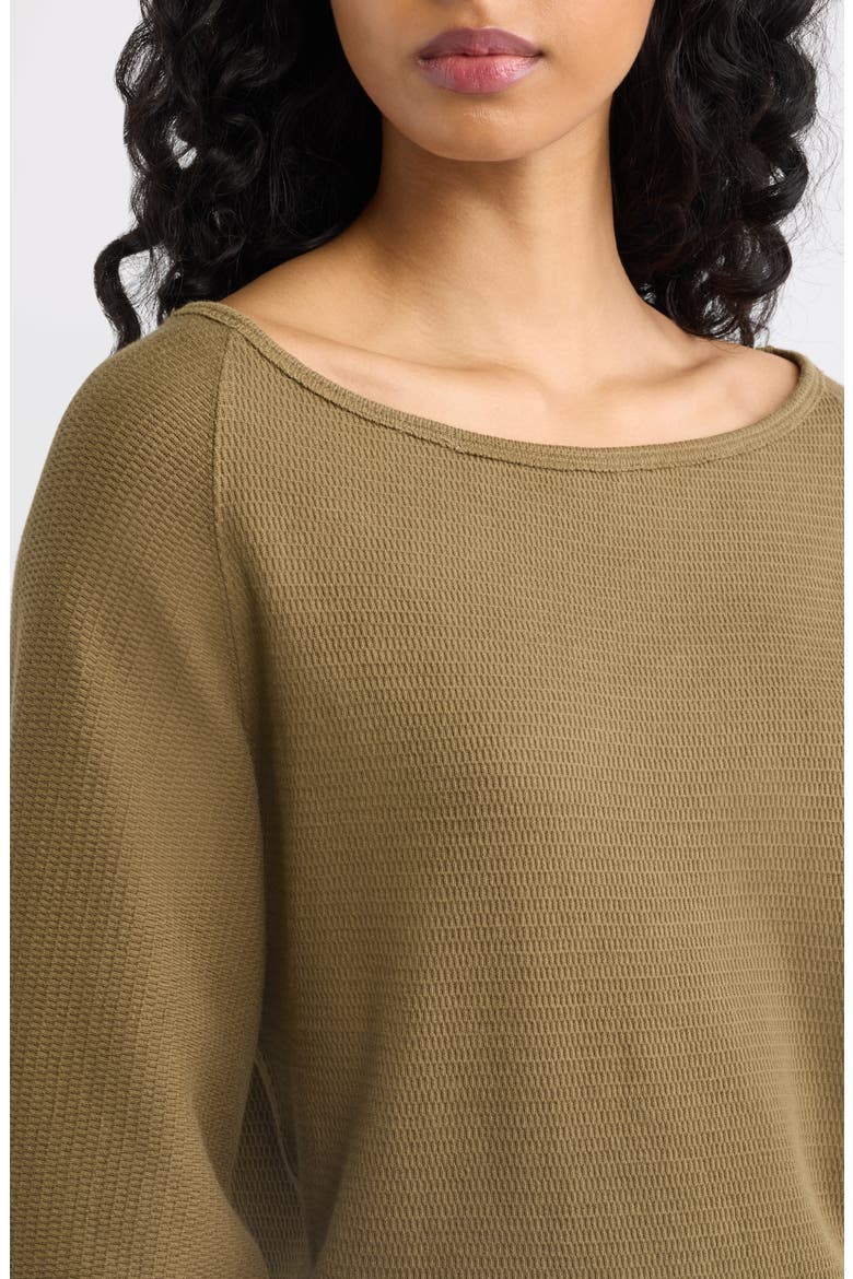 We The Free Jess One-Shoulder Thermal Top, Alternate, color, BEECH LEAVES